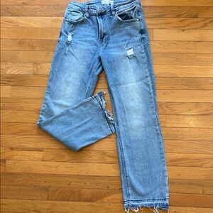 Distressed Blue Women's Jeans